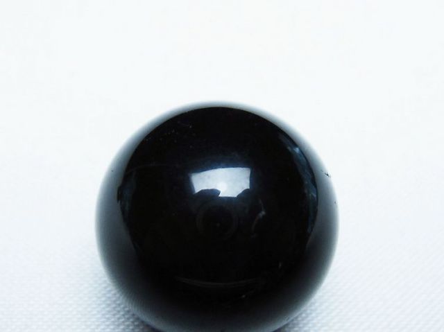 モリオン 純天然 黒水晶 丸玉 20mm [T220-9326]
