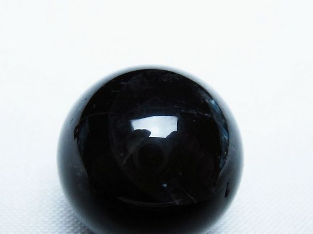 モリオン 純天然 黒水晶 丸玉 20mm [T220-9335]