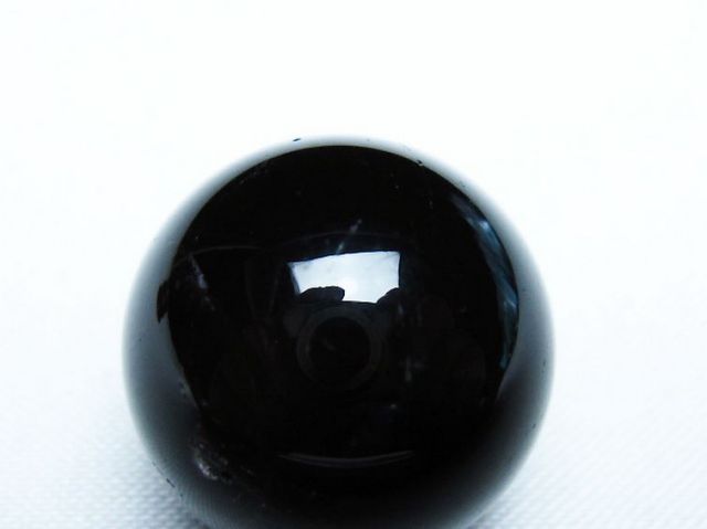 モリオン 純天然 黒水晶 丸玉 20mm [T220-9338]