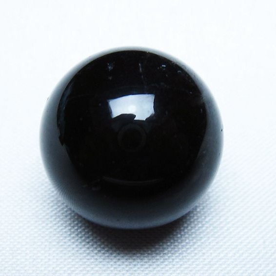 モリオン 純天然 黒水晶 丸玉 20mm [T220-9348]