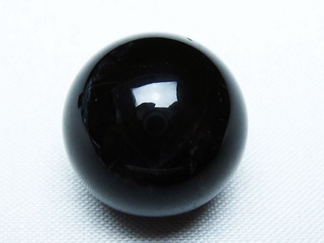 モリオン 純天然 黒水晶 丸玉 20mm [T220-9349]