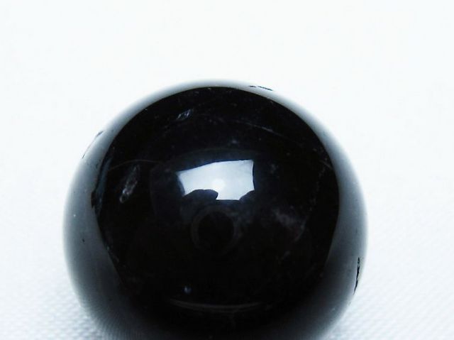 モリオン 純天然 黒水晶 丸玉 20mm [T220-9356]