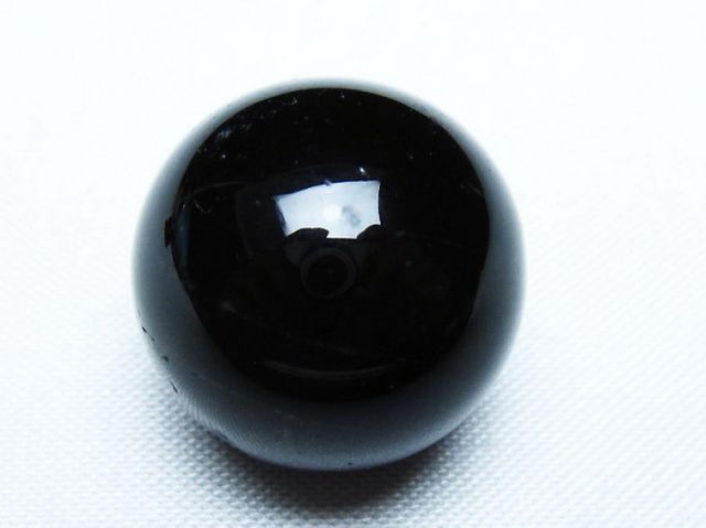 モリオン 純天然 黒水晶 丸玉 20mm [T220-9359]