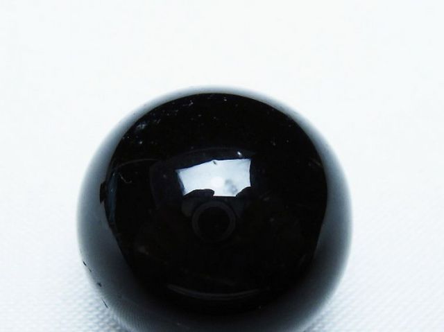 モリオン 純天然 黒水晶 丸玉 20mm [T220-9359]
