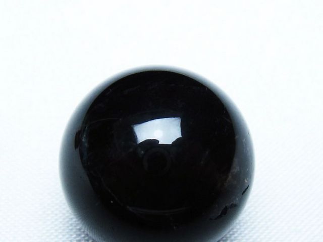 モリオン 純天然 黒水晶 丸玉 20mm [T220-9367]