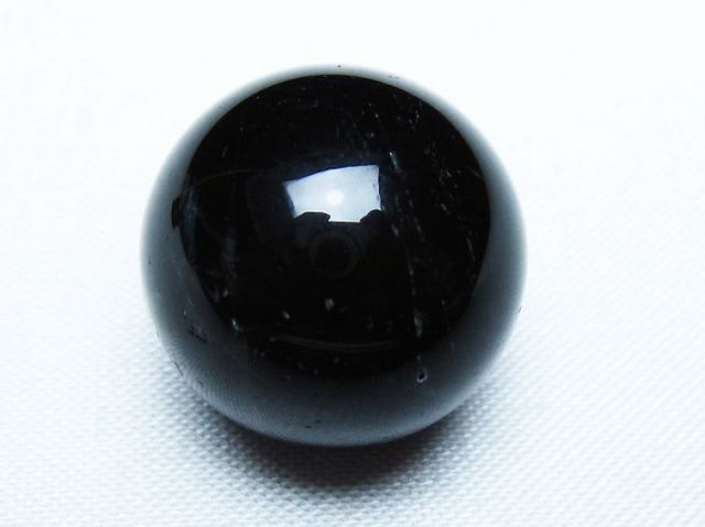 モリオン 純天然 黒水晶 丸玉 20mm [T220-9361]