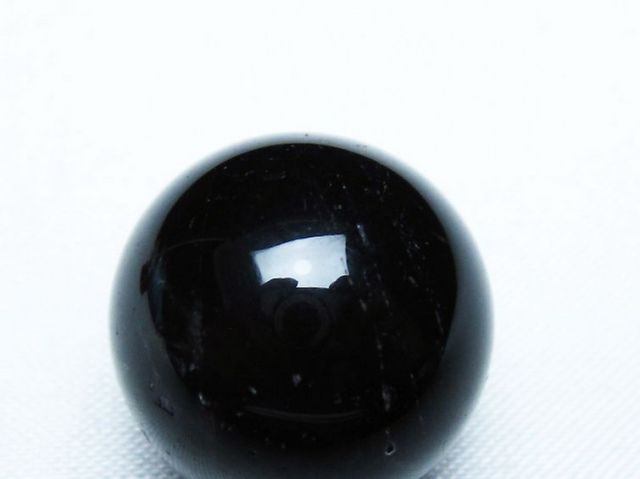 モリオン 純天然 黒水晶 丸玉 20mm [T220-9361]