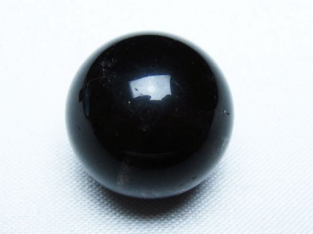 モリオン 純天然 黒水晶 丸玉 20mm [T220-9362]