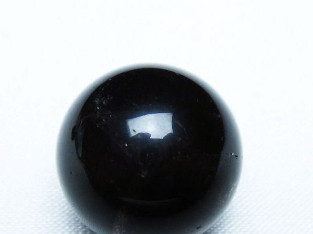 モリオン 純天然 黒水晶 丸玉 20mm [T220-9362]