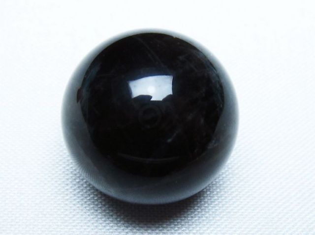 モリオン 純天然 黒水晶 丸玉 20mm [T220-9378]