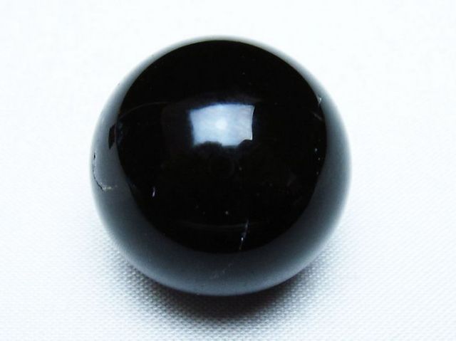 モリオン 純天然 黒水晶 丸玉 29mm [T220-9439]