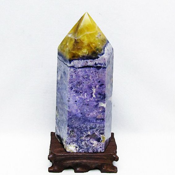 1.1Kgアメリカ　ユタ州産ティファニーストーン六角柱 [t222-2717]