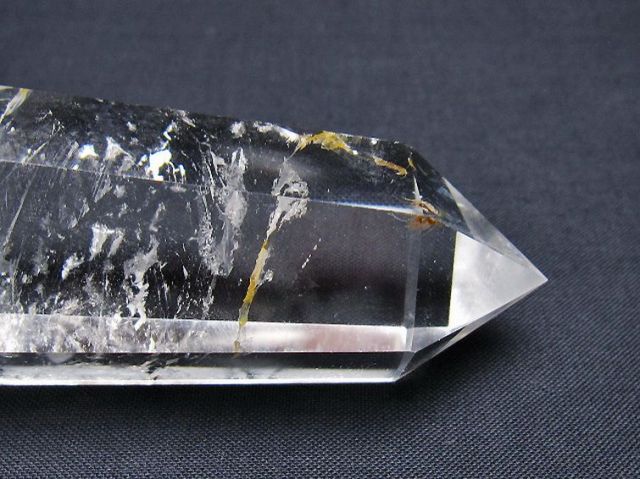 ヒマラヤ水晶　水晶　ポイント　ダブルポイント　天然石【高品質】1 2.4Kg ヒマラヤ水晶 ダブルポイント[T627-5738]