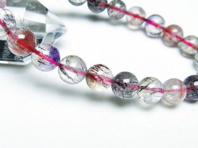 パワーストーン 天然石 セイクリッドセブンブレスレット 8mm