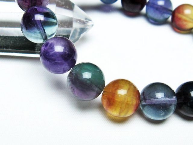 フローライト ブレスレット 11mm [t229-4862]
