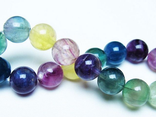 フローライト ブレスレット 12mm [t229-5359]