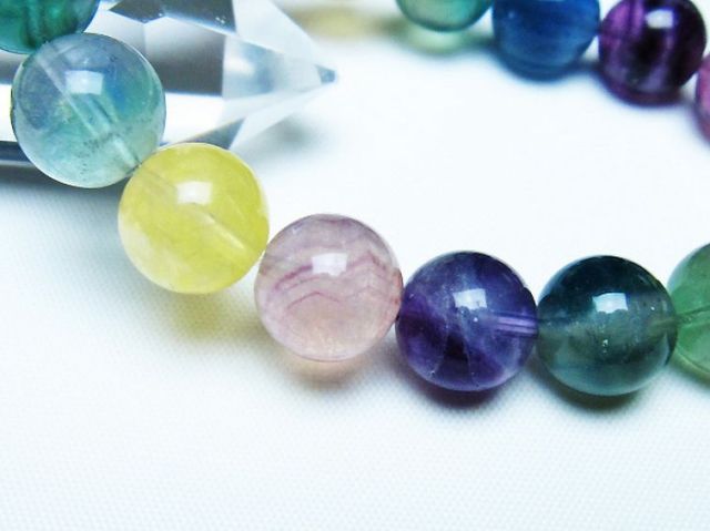 フローライト ブレスレット 12mm [t229-5359]