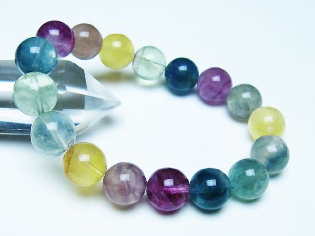 フローライト ブレスレット 12mm [t229-5364]