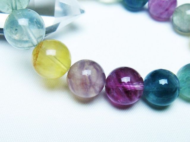 フローライト ブレスレット 12mm [t229-5364]
