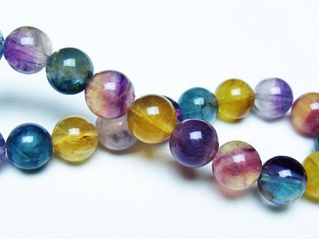 フローライト ブレスレット 10mm [t229-5393]