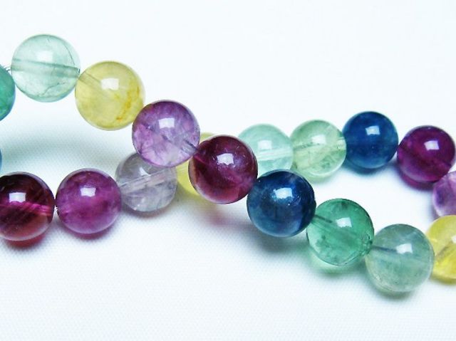 フローライト ブレスレット 10mm [t229-5404]