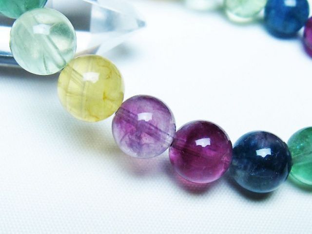 フローライト ブレスレット 10mm [t229-5404]