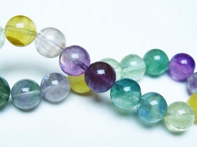フローライト ブレスレット 10mm [t229-5413]