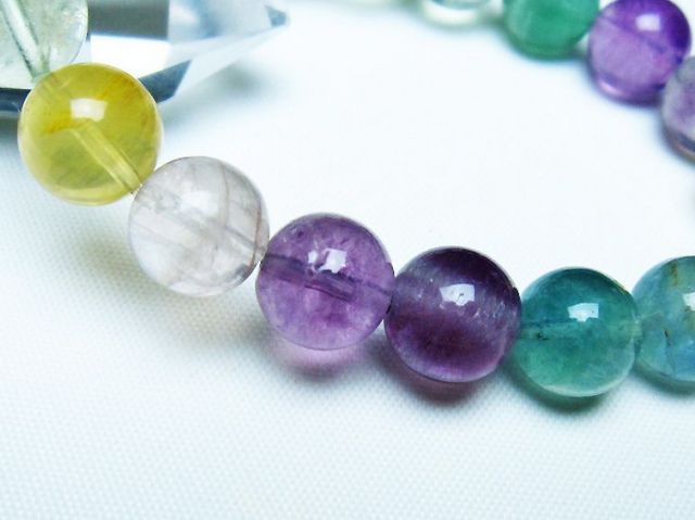 フローライト ブレスレット 10mm [t229-5413]
