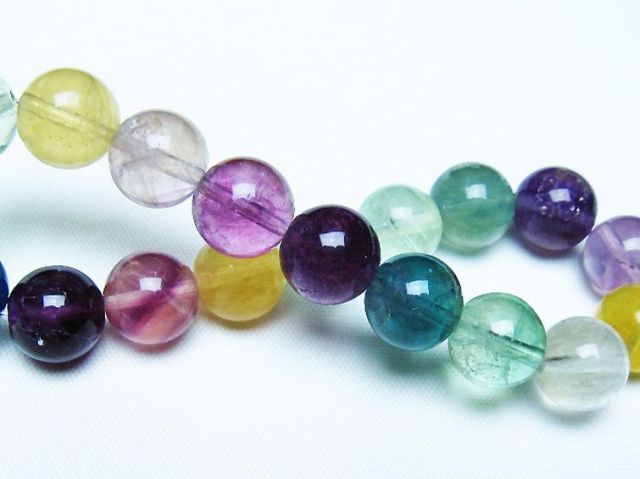 フローライト ブレスレット 10mm [t229-5518]