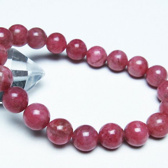 ロードナイト＆辰砂ブレスレット ロードナイト ブレスレット ｜天然石通販の4976堂