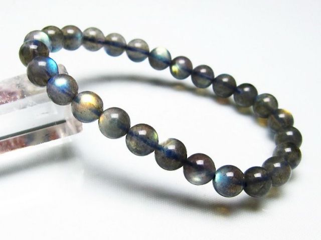 ラブラドライトブレスレット 7mm [t234-3436]