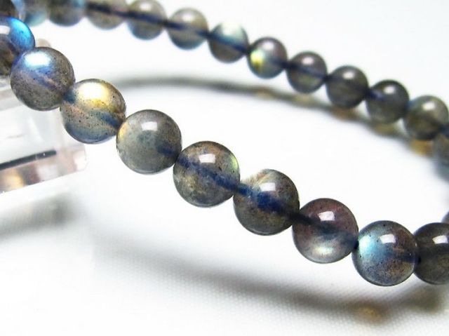 ラブラドライトブレスレット 7mm [t234-3436]