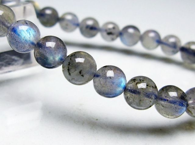 ラブラドライトブレスレット 7mm [t234-4072]