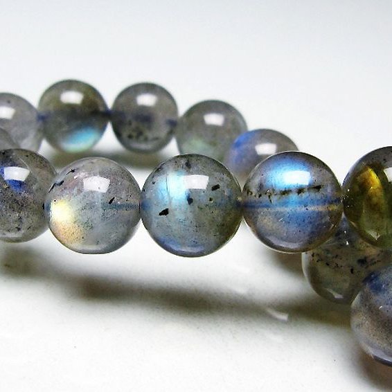 ラブラドライトブレスレット 10mm [T234-4119]