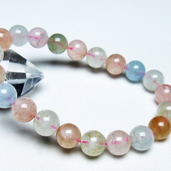 虹入りヒマラヤ水晶丸玉 25mm [T317-5045]