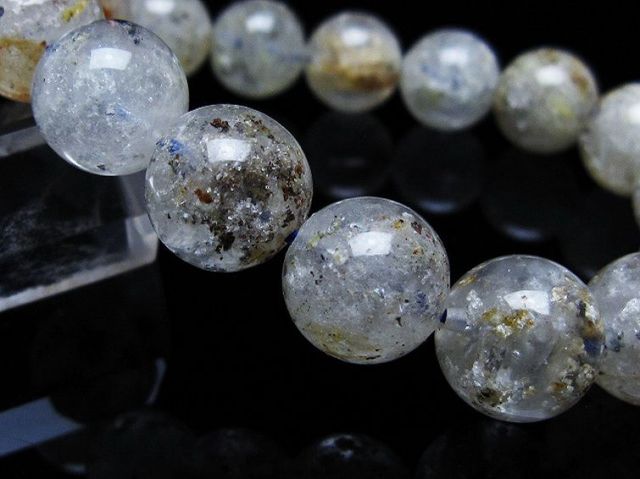 ホワイトガーデンファントムクォーツ ブレスレット 13mm [T239-3026]