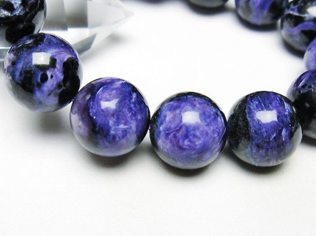パワーストーン 天然石 チャロアイトブレスレット 16mm [T24-9167]