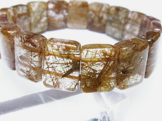 トルマリンルチルバングル[T250-1792] 