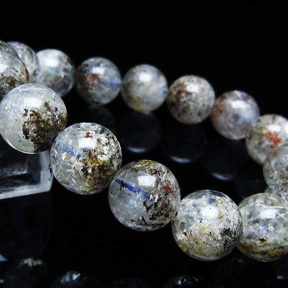 ガーデン トルマリンルチル入り ブレスレット 13mm [T253-2901]