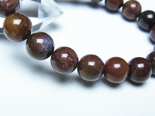 ルチルインアゲート ブレスレット 10mm [t258-2137]