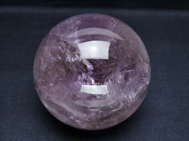パワーストーン 天然石 アメジスト丸玉 76mm [T259-13179]