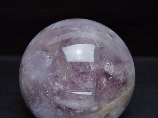 1.7Kgアメジスト丸玉 110mm [T259-13305]