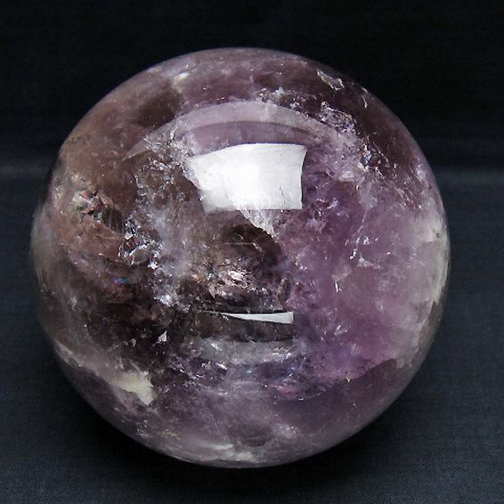 1.4Kgアメジスト丸玉 100mm [T259-13571]