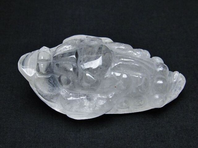 ヒマラヤ水晶 654g ヒマラヤ水晶金蟾[T261-1266]
