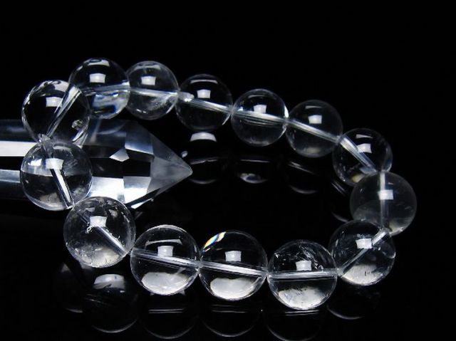 ヒマラヤ水晶ブレスレット 16mm [T263-4190]