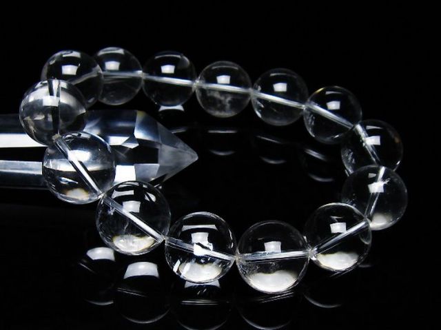 ヒマラヤ水晶ブレスレット 17mm [T263-4199]