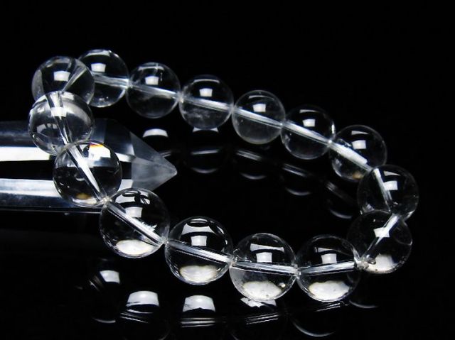 ヒマラヤ水晶ブレスレット 14mm [T263-4224]