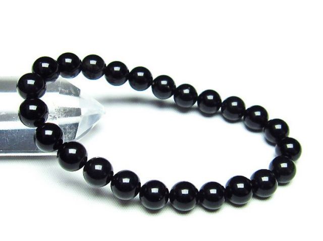 パワーストーン 天然石 キャッツアイオブシディアンブレスレット 8mm [T265-1425]1枚目
