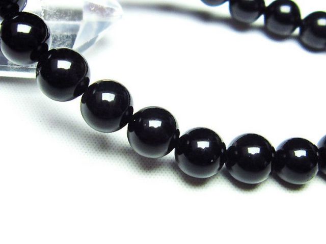 パワーストーン 天然石 キャッツアイオブシディアンブレスレット 8mm [T265-1425]3枚目