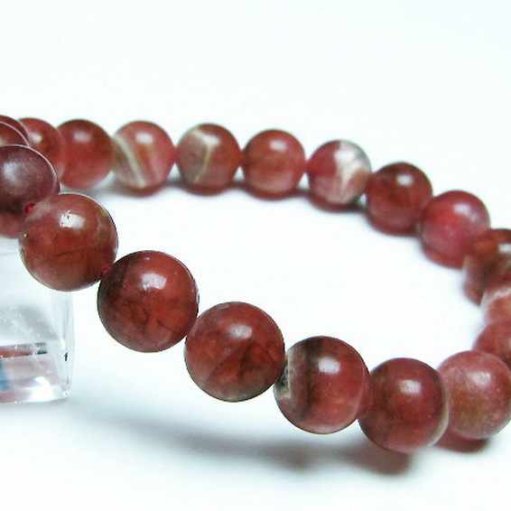 インカローズ(ロードクロサイト)ブレスレット10mm[T27-2417] 